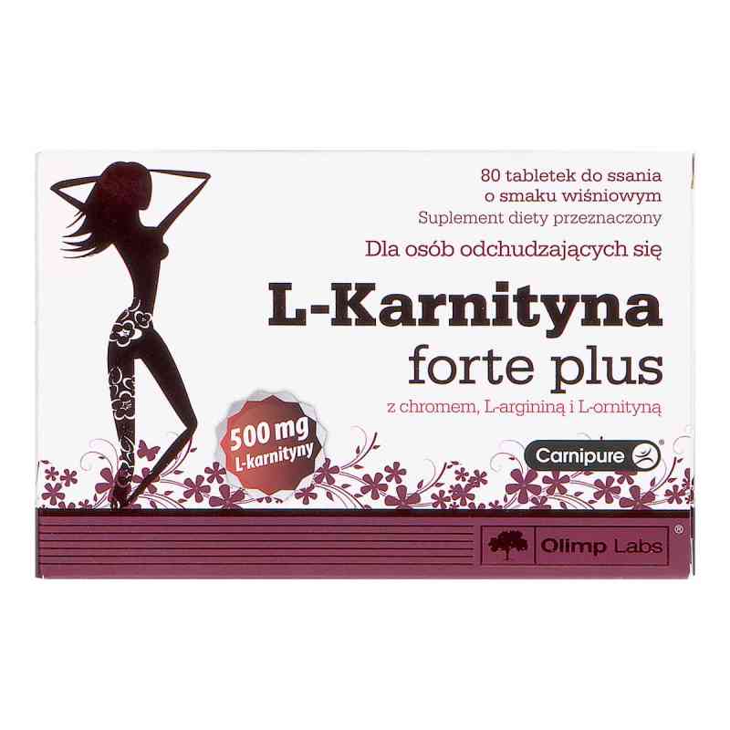 Olimp L-Karnityna Forte Plus wiśnia tabletki do ssania 80  od OLIMP LABORATORIES PZN 08305696