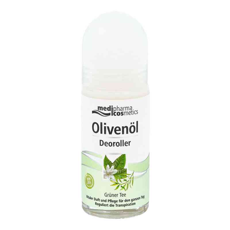 Olivenoel dezodorant w kulce, zielona herbata 50 ml od Dr. Theiss Naturwaren GmbH PZN 02084337