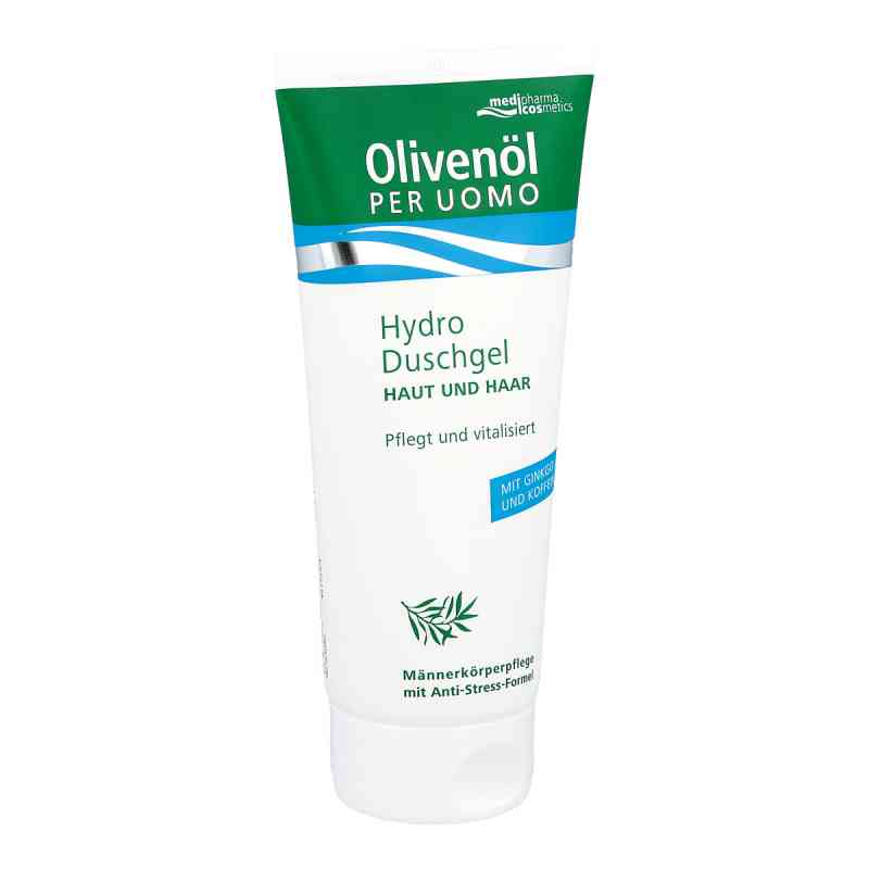 Olivenoel Per Uomo Hydro płyn pod prysznic do ciała i włosów 200 ml od Dr. Theiss Naturwaren GmbH PZN 03327227