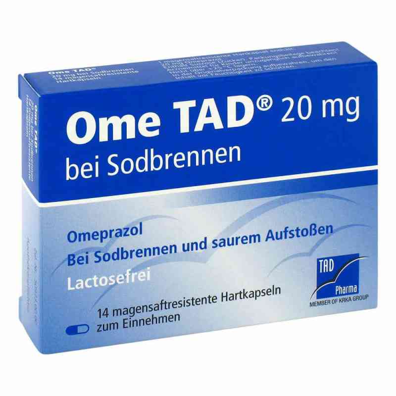 Ome Tad 20 mg b.Sodbrennen Hartkps.magensaftr. 14 szt. od TAD Pharma GmbH PZN 00002654