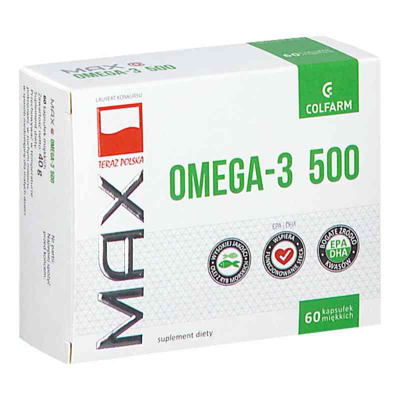 Omega 3 500 Max kapsułki miękkie 60  od  PZN 08304788