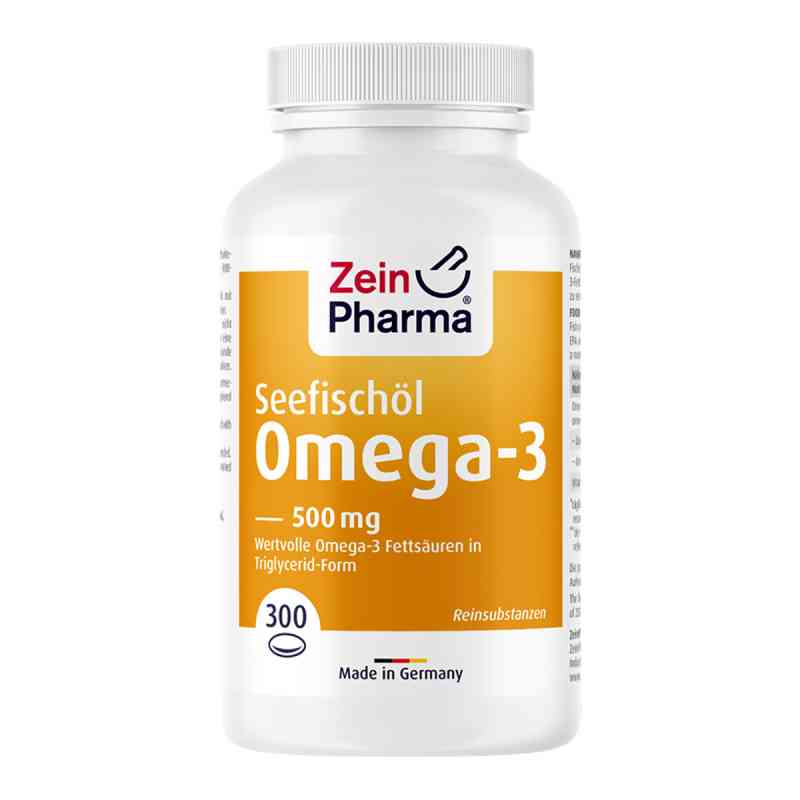 Omega 3 500 mg kapsułki 300 szt. od ZeinPharma Germany GmbH PZN 10134227