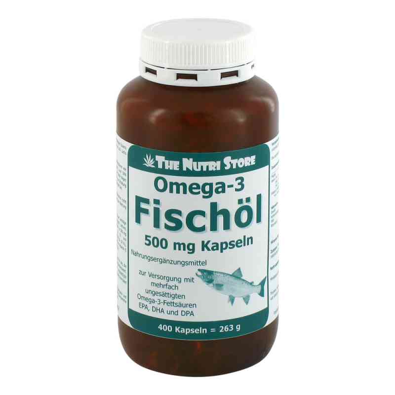 Omega 3 Fischoel kapsułki 500 mg 400 szt. od Hirundo Products PZN 07244107