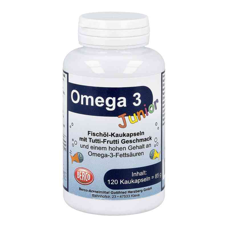 Omega 3 Junior Berco kapsułki do żucia 120 szt. od Berco-ARZNEIMITTEL PZN 10329066