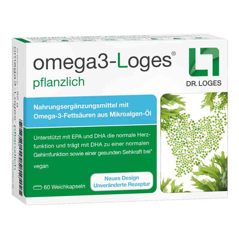 Omega3-Loges pflanzlich kapsułki 60 szt. od Dr. Loges + Co. GmbH PZN 13980419