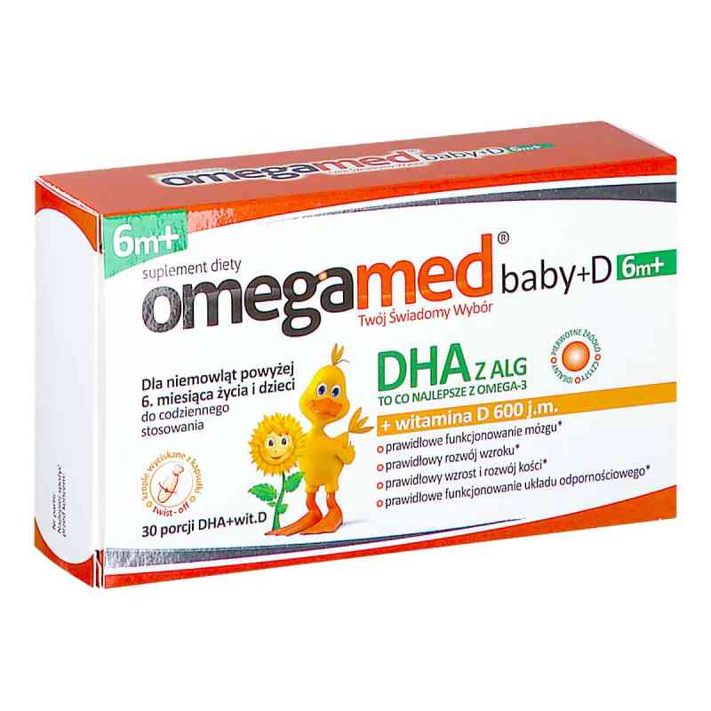 Omegamed Baby+D 6m+ kapsułki twist off 30 kaps. od POLSKI LEK  PZN 08303600