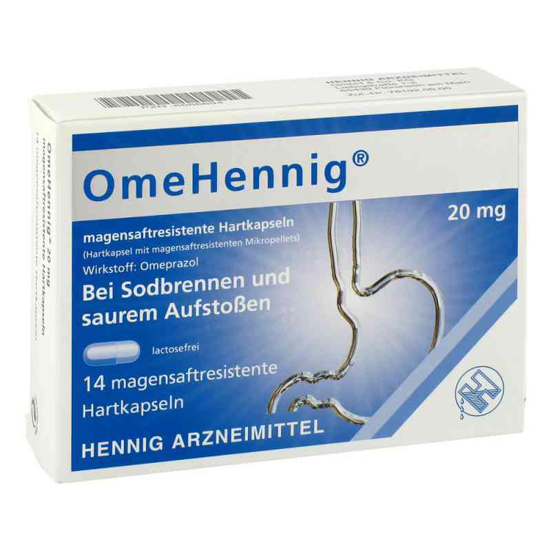 Omehennig 20mg magensaftresist.Hartkaps. 14 szt. od Hennig Arzneimittel GmbH & Co. K PZN 06566694