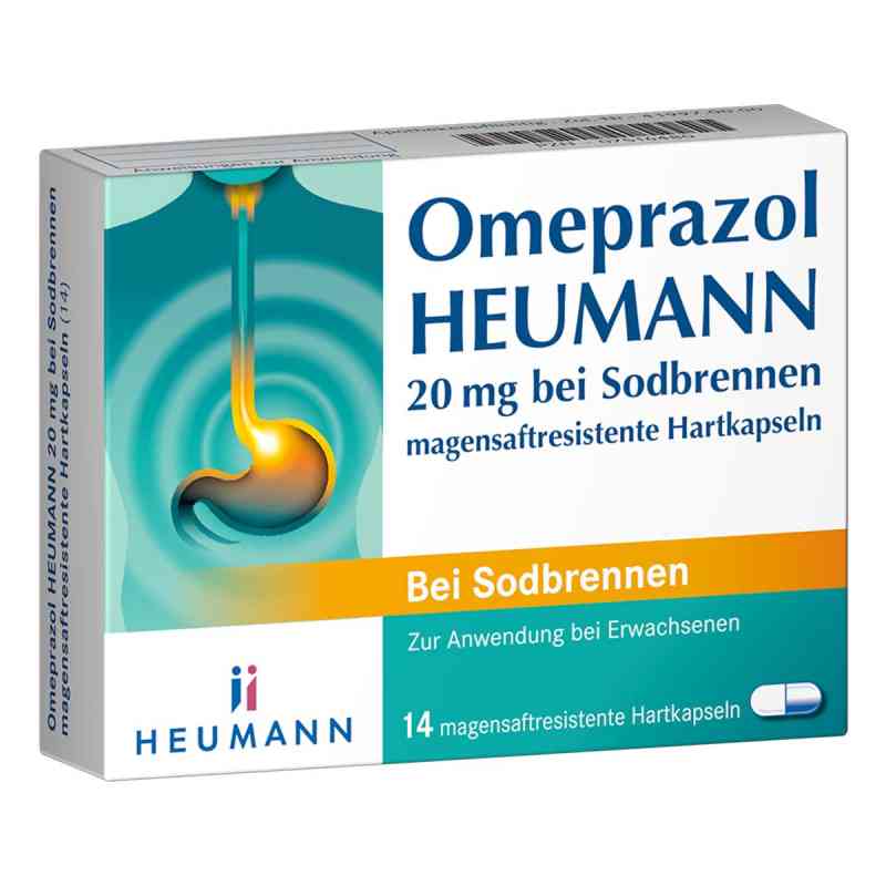 Omeprazol Heumann 20mg w kapsułkach dojelitowych 14 szt. od HEUMANN PHARMA GmbH & Co. Generi PZN 07516480