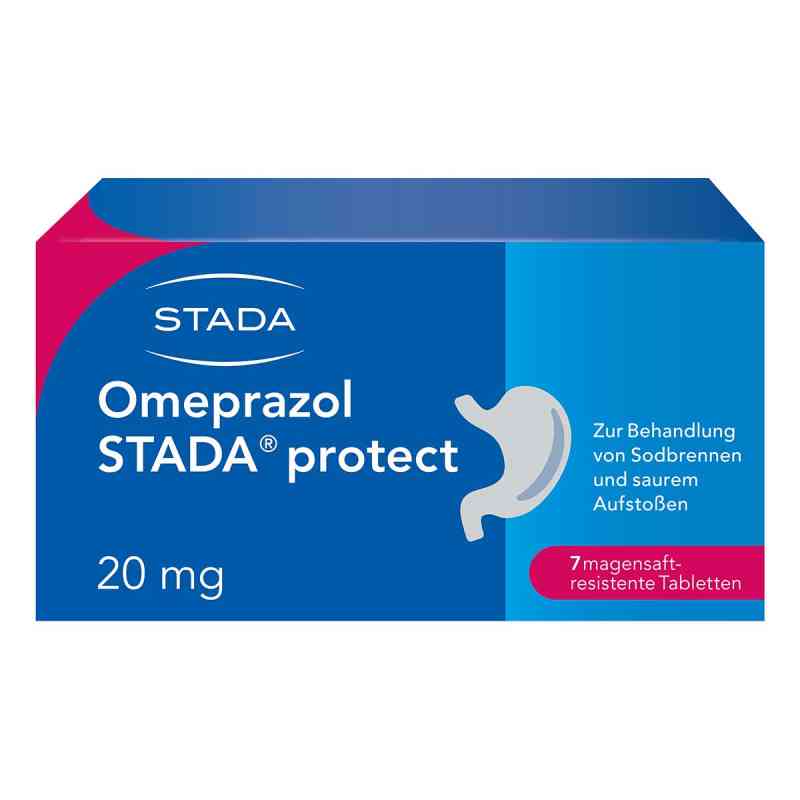 Omeprazol Stada protect 20 mg mag.s.r.Tabl. 7 szt. od STADA GmbH PZN 06562325