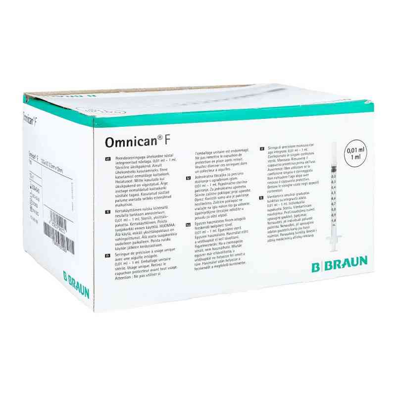 Omnican F 1ml Feindosierungspr.30gx12mm 100 szt. od B. Braun Melsungen AG PZN 04051388