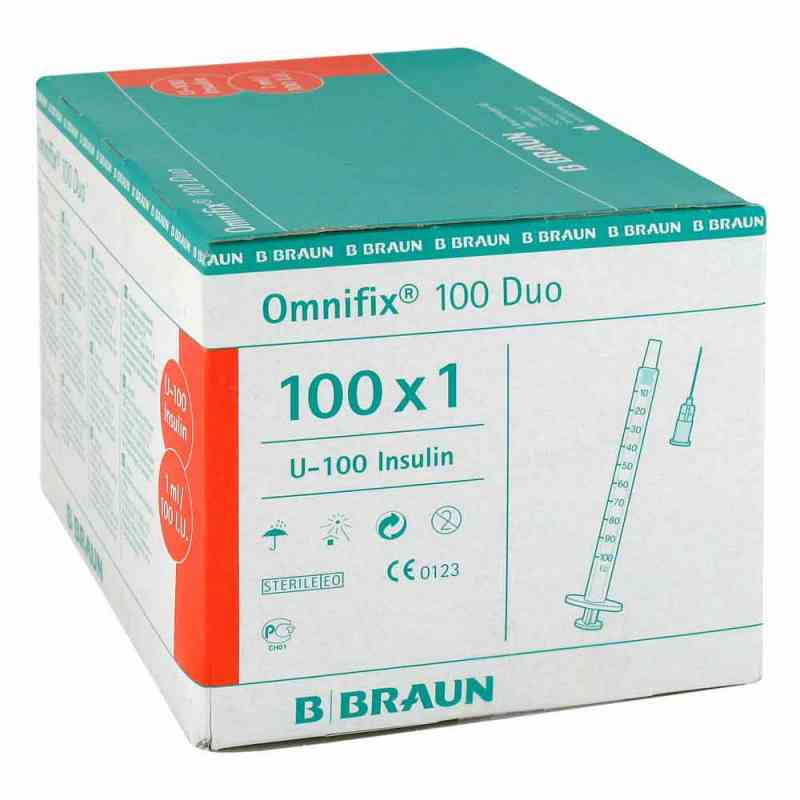 Omnifix Duo 100 Insulin Einmalspritzen 100X1 ml od B. Braun Melsungen AG PZN 01349035