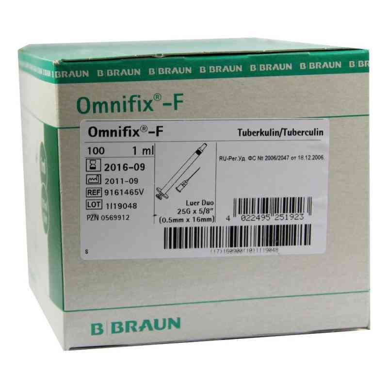Omnifix F Duo 25gx5/8 latexfrei Spritzen 100X1 ml od B. Braun Melsungen AG PZN 00569912