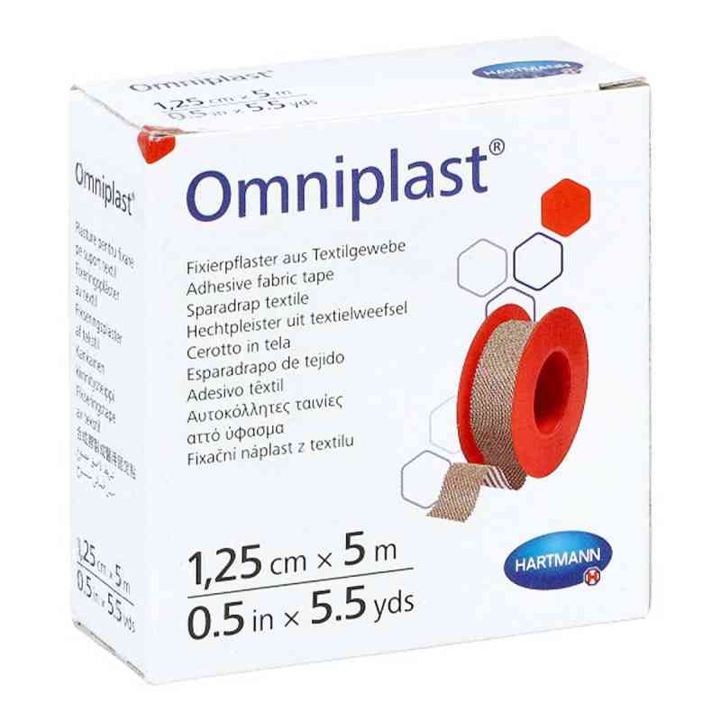 Omniplast Fixierpflaster Textilgew.1,25 cmx5 m 1 szt. od PAUL HARTMANN AG PZN 11163308