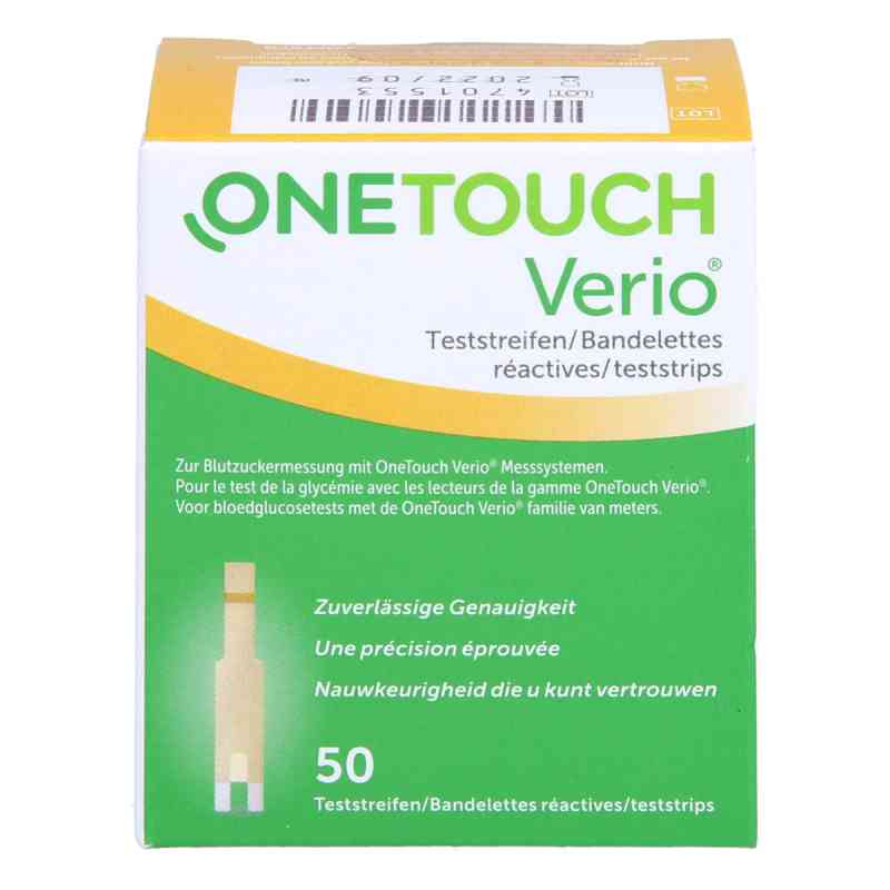 One Touch Verio Teststreif 50 szt. od EvivaMed Handelsgesellschaft mbH PZN 16625400
