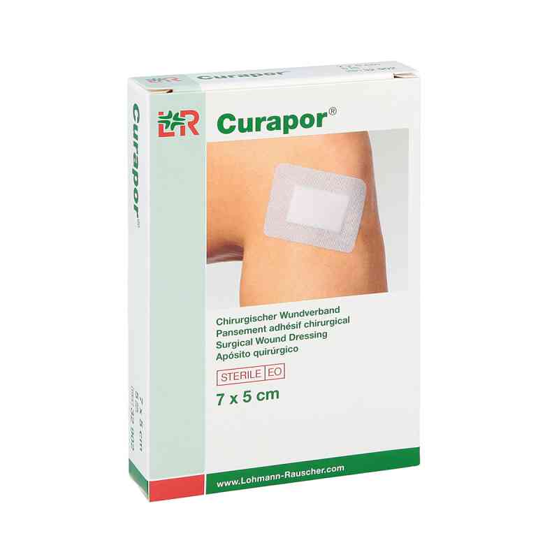 Opatrunek na ranę Curapor sterylny chirurgiczny 5x7 cm 5 szt. od Lohmann & Rauscher GmbH & Co.KG PZN 10756905