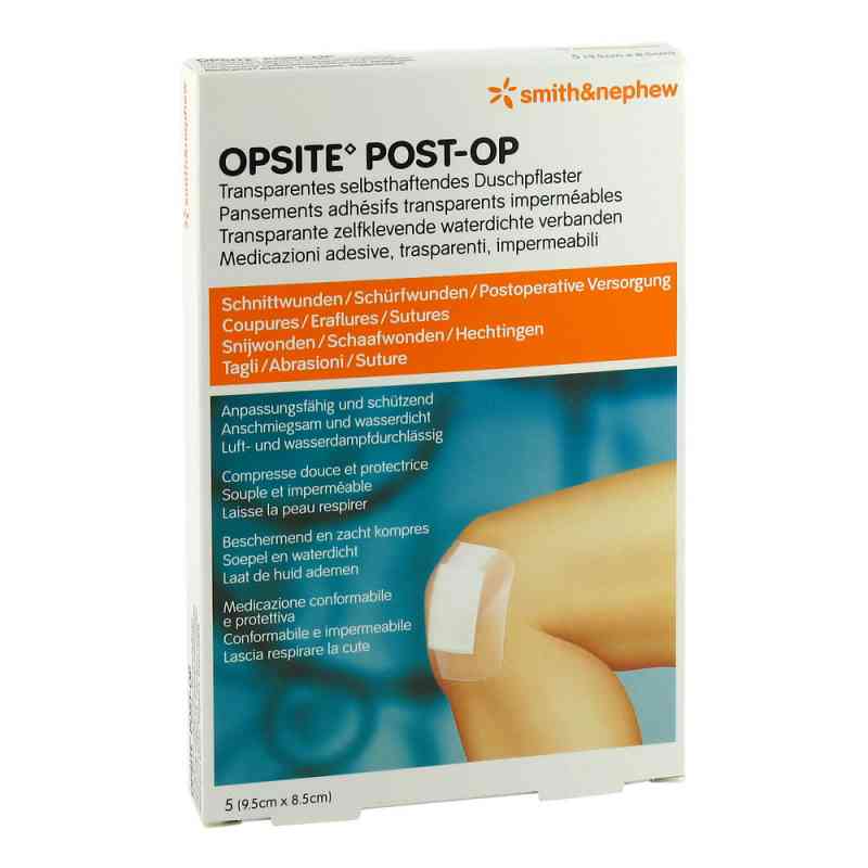 Opsite Post Op 9,5x8,5cm Verband 5 szt. od Smith & Nephew GmbH PZN 00081719