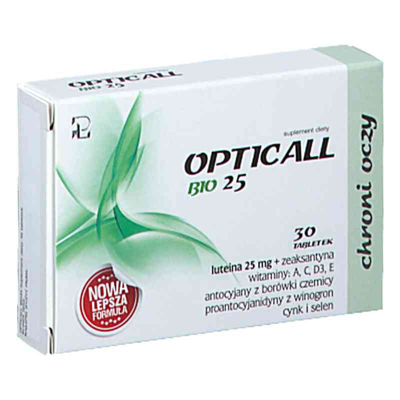 Opticall Bio 25 tabletki 30  od PHARMACY LABORATORIES PZN 08304822