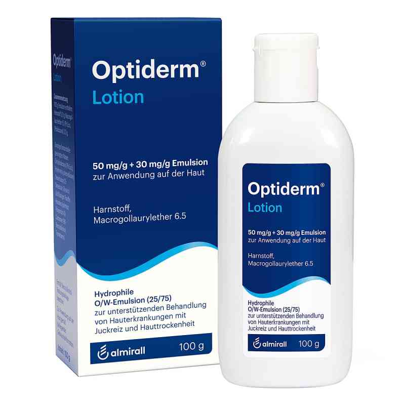 Optiderm Lotion 100 g od ALMIRALL HERMAL GmbH PZN 02215302