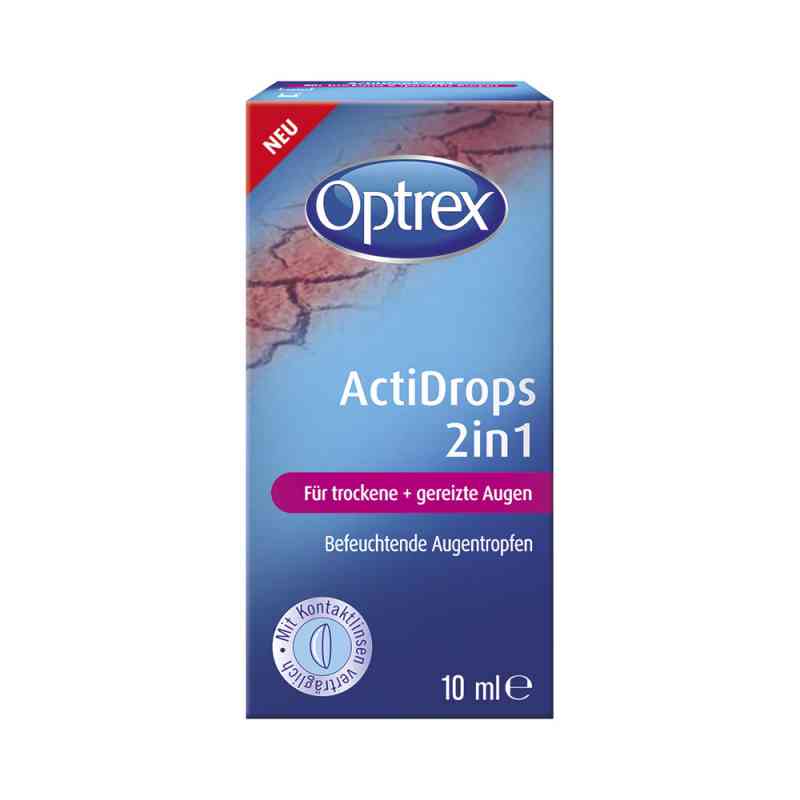 Optrex ActiDrops 2in1 krople do suchych oczu 10 ml od Reckitt Benckiser Deutschland Gm PZN 10822246