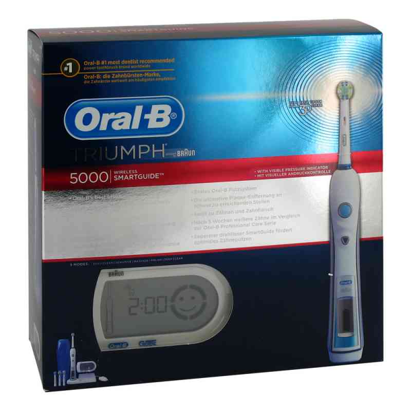 Oral B Triumph 5000 m.Smartguide Zahnbuerste 1 szt. od WICK Pharma - Zweigniederlassung der Procter & Gam PZN 05375561