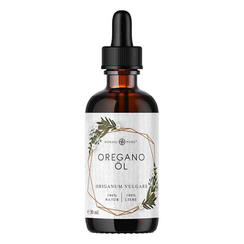 Oregano öl Mit 80% Carvacrol Vegan Nordic Pure 30 ml od Mediakos GmbH PZN 20095126