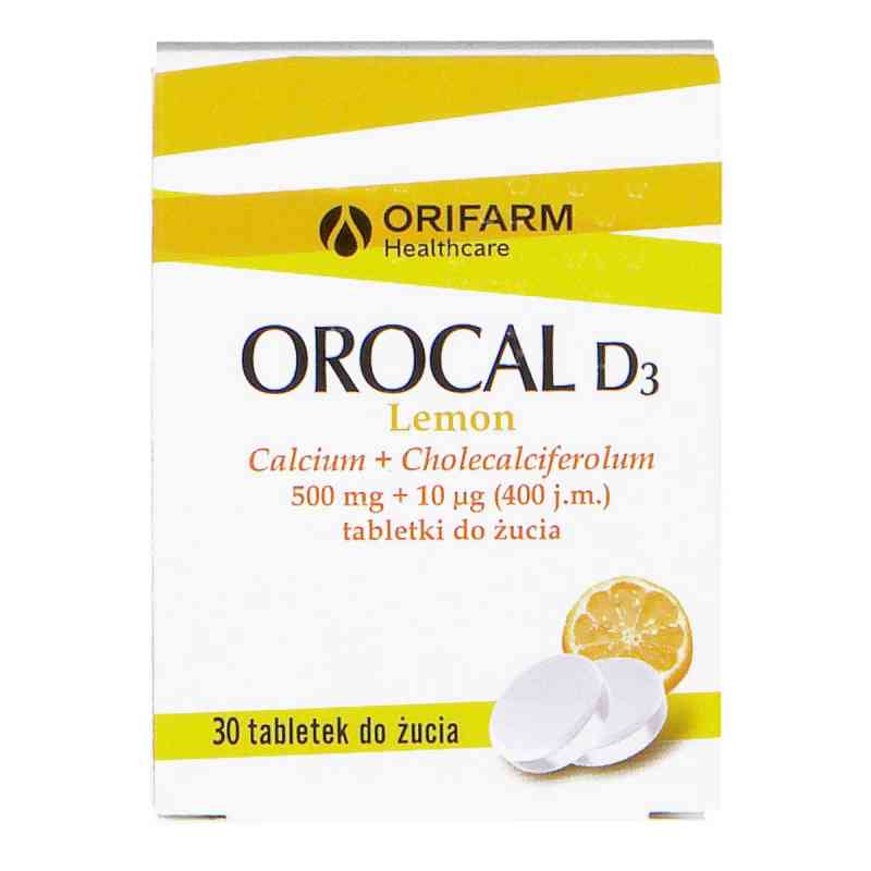Orocal D3 cytrynowy 30  od TAKEDA NYCOMED AS PZN 08305899