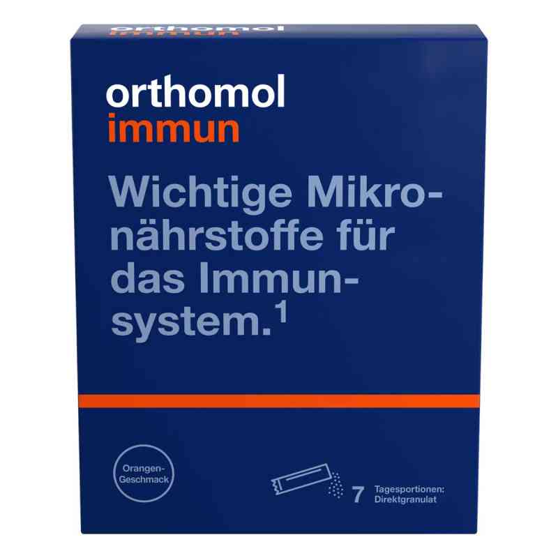 Orthomol Immun granulat do bezpoś. stosowania pomarańcza 7 szt. od Orthomol pharmazeutische PZN 07145977