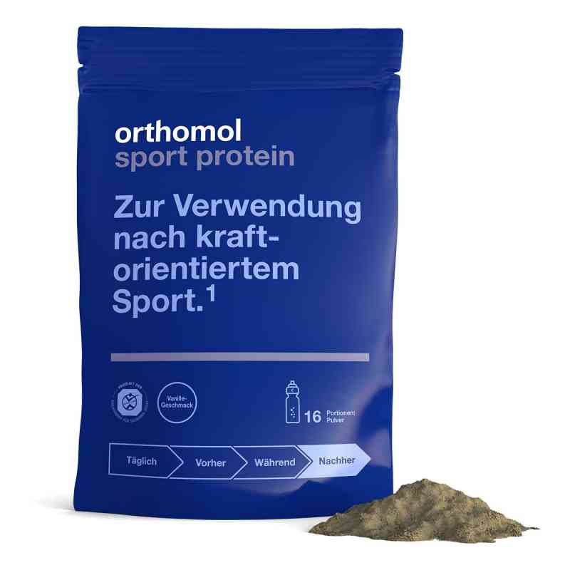 Orthomol Sport Protein Pulver Vanille 640 g od Orthomol pharmazeutische PZN 18849658