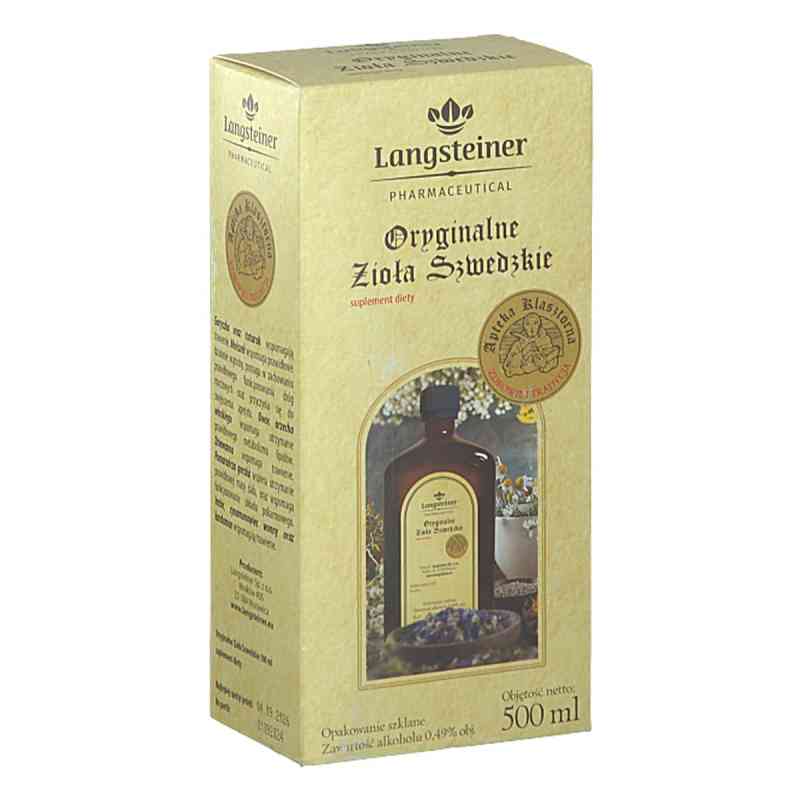 Oryginalne Zioła Szwedzkie płyn 500 ml od LANGSTEINER PZN 08305350