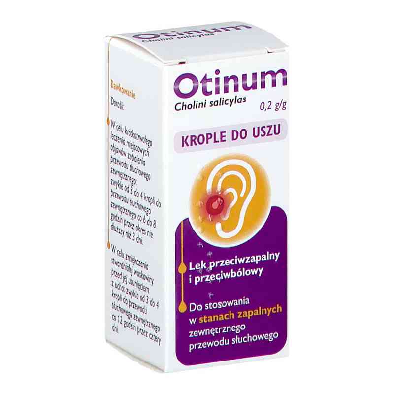 Otinum krople do uszu 10 g od ICN POLFA RZESZÓW S.A. PZN 08301691