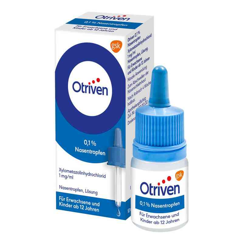 Otriven 0,1% krople do nosa 10 ml od GlaxoSmithKline Consumer Healthc PZN 00753691