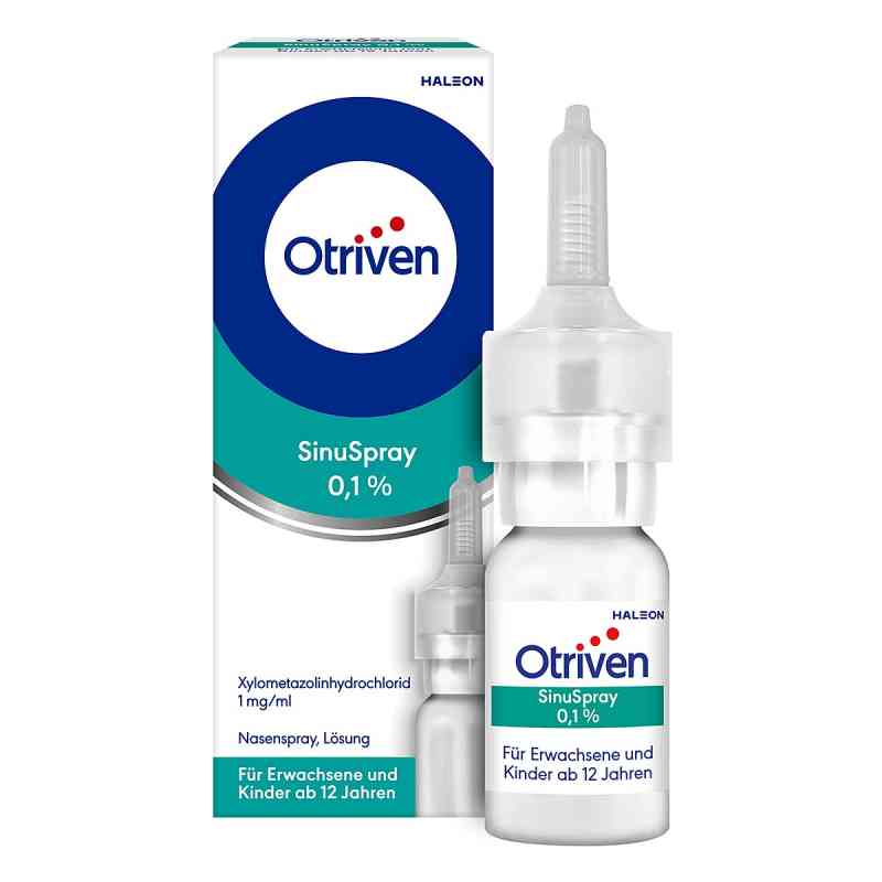 Otriven SinuSpray 0,1% spray do nosa 10 ml od Haleon Germany GmbH PZN 09922155