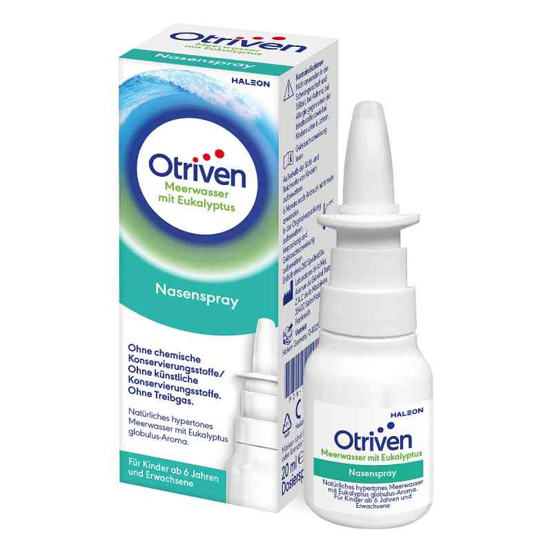 Otriven woda morska w aerozolu z eukaliptusem  20 ml od Haleon Germany GmbH PZN 11140939