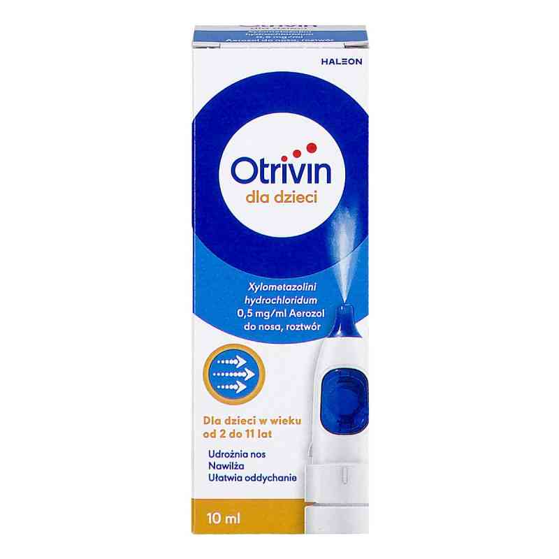 Otrivin dla dzieci spray 10 ml od HALEON GERMANY GMBH PZN 08305996