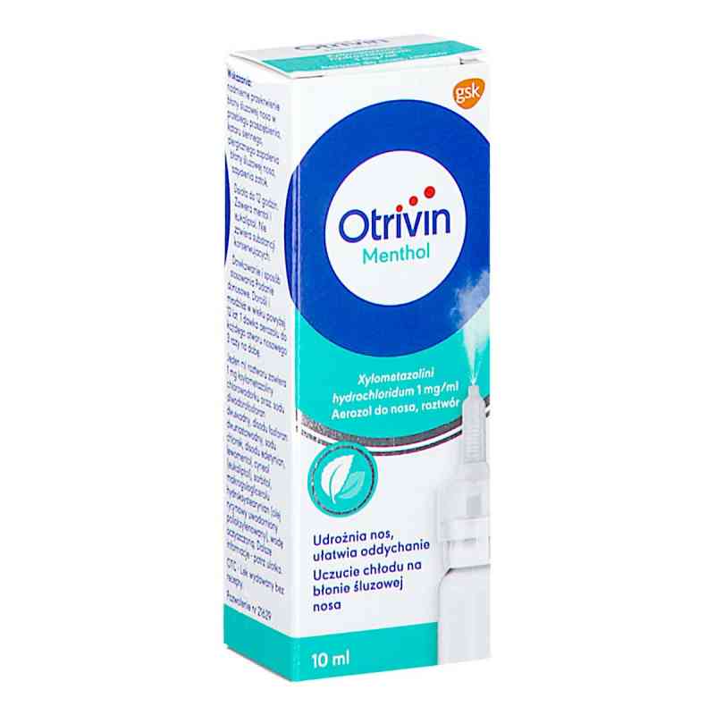 Otrivin Menthol aerozol do nosa 1  od NOVARTIS CONSUMER HEALTH GMBH PZN 08301330