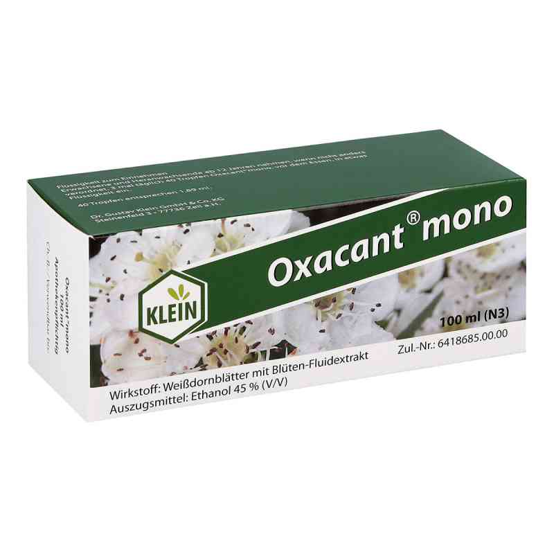 Oxacant mono Tropfen 100 ml od Dr. Gustav Klein GmbH & Co. KG PZN 07264274