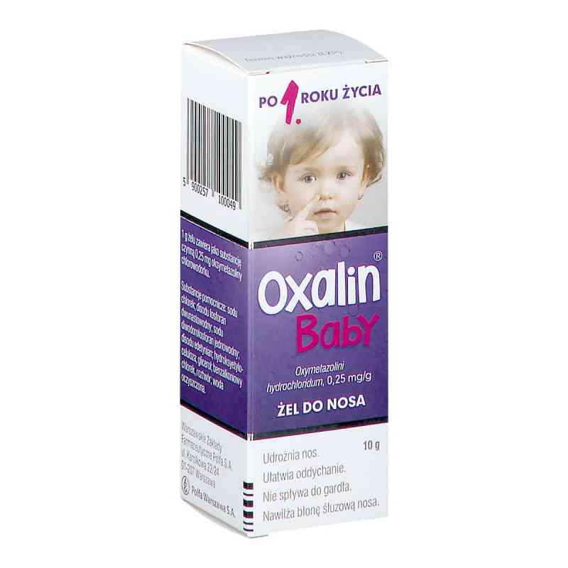 Oxalin Baby żel 10 g od WARSZAWSKIE ZAKŁ.FARM. POLFA S.A. PZN 08302207