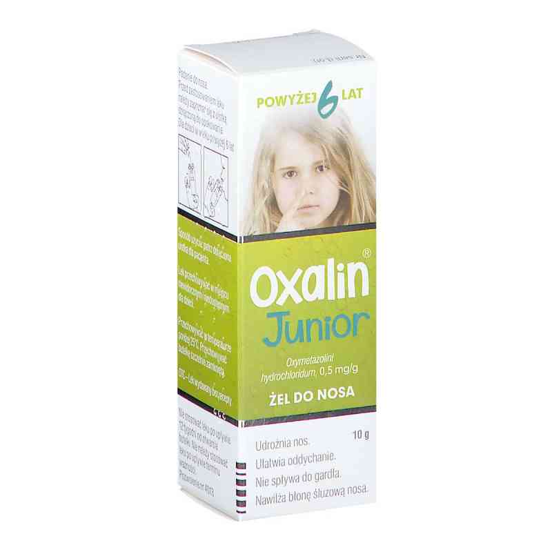 Oxalin Junior żel dla dzieci do nosa 10 g od WARSZAWSKIE ZAKŁ.FARM. POLFA S.A. PZN 08302541