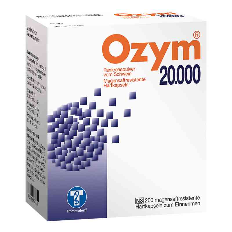 Ozym 20 000 Hartkapseln 200 szt. od Trommsdorff GmbH & Co. KG PZN 06958129