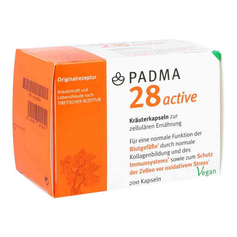 Padma 28 active kapsułki 200 szt. od PADMA Deutschland GmbH PZN 16617866
