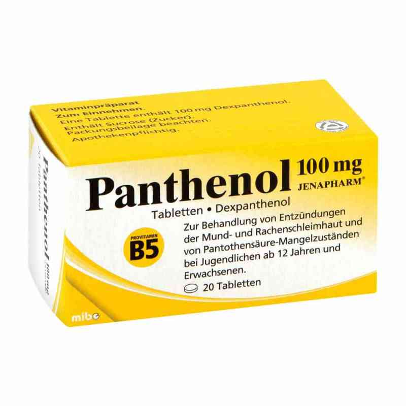 Panthenol 100 mg Jenapharm tabletki 20 szt. od MIBE GmbH Arzneimittel PZN 04020790