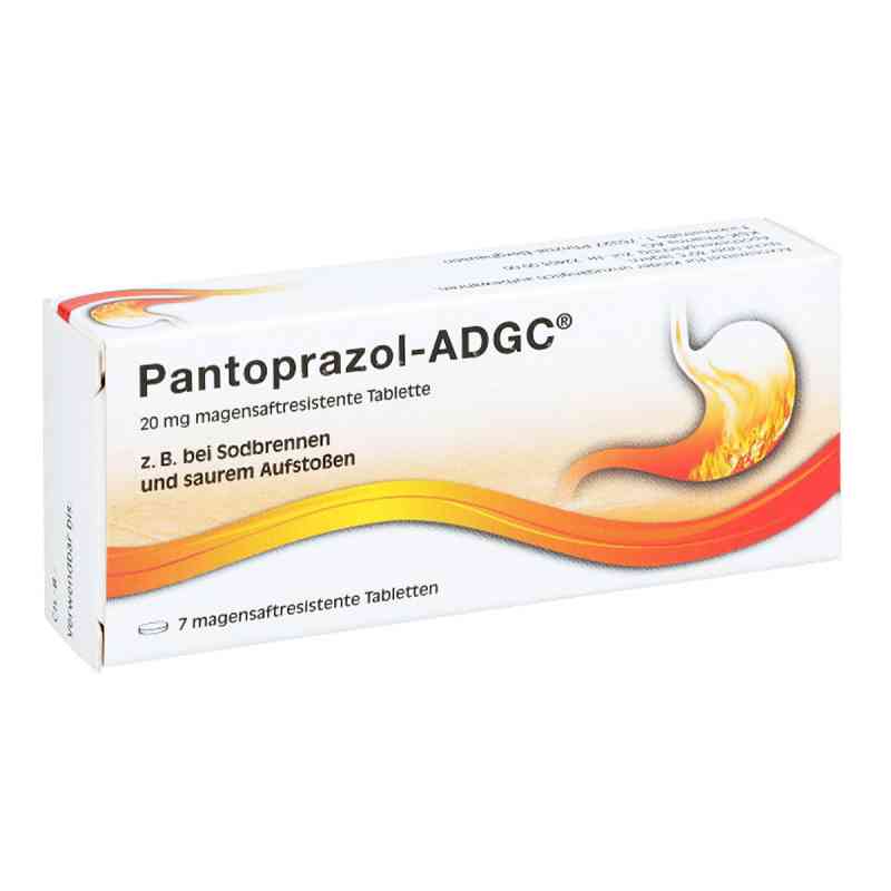 Pantoprazol Adgc 20 mg magensaftresistent    Tabletten 7 szt. od Zentiva Pharma GmbH PZN 08998386