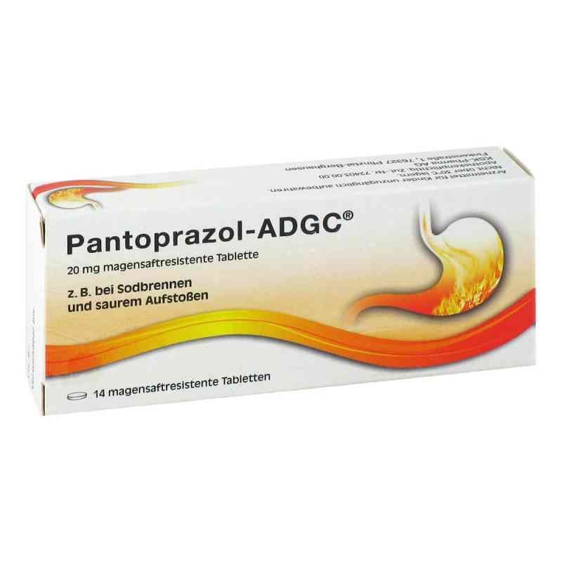 Pantoprazol ADGC 20 mg tabletki powlekane 14 szt. od Zentiva Pharma GmbH PZN 08998392