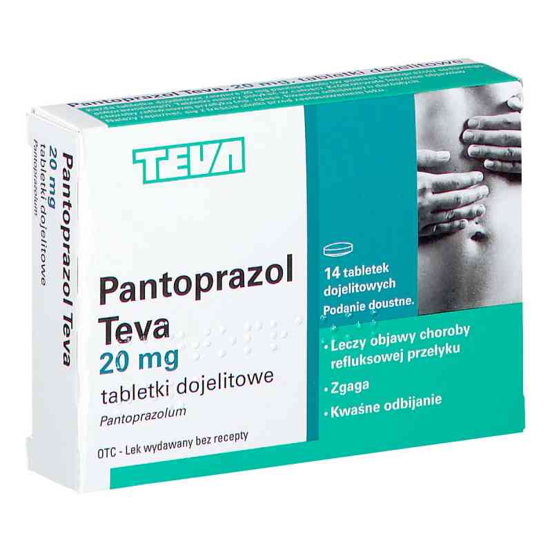 Pantoprazol Teva 20 mg tabletki dojelitowe 14  od PHARMACHEMIE B.V. PZN 08301904