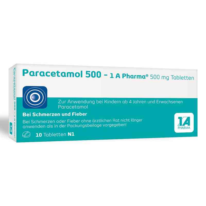 Paracetamol 500 1a Pharma Tabl. 10 szt. od 1 A Pharma GmbH PZN 02481570