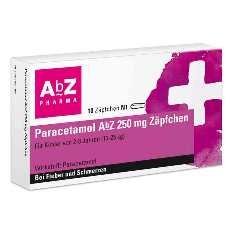 Paracetamol Abz 250 mg Zaepfchen 10 szt. od AbZ Pharma GmbH PZN 02058630