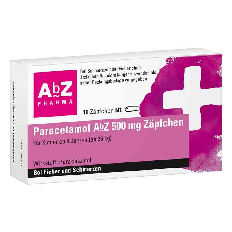Paracetamol Abz 500 mg Zaepfchen 10 szt. od AbZ Pharma GmbH PZN 02058831
