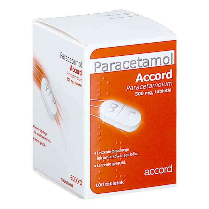 Paracetamol Accord tabletki 100  od  PZN 08304310