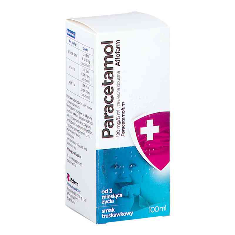 Paracetamol Aflofarm zawiesina doustna 100 ml od AFLOFARM FARMACJA POLSKA SP. Z O.O. PZN 08302507