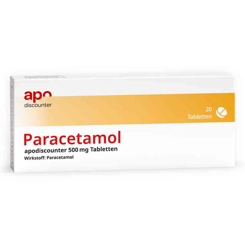 Paracetamol Apodiscounter 500 Mg Tabletten 20 szt. od JUTA Pharma GmbH PZN 18413406